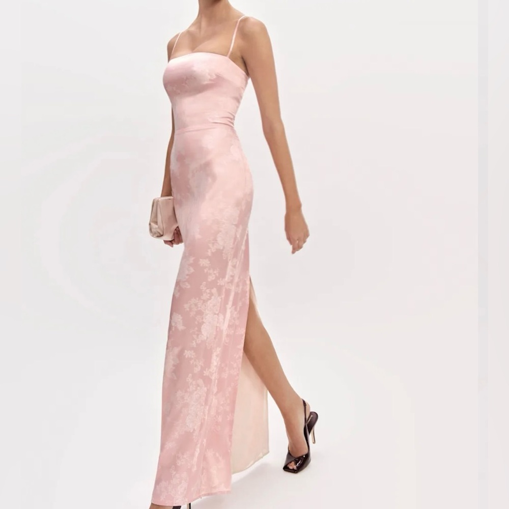 Reformation Frankie Dress in Powder Pink Size 0
